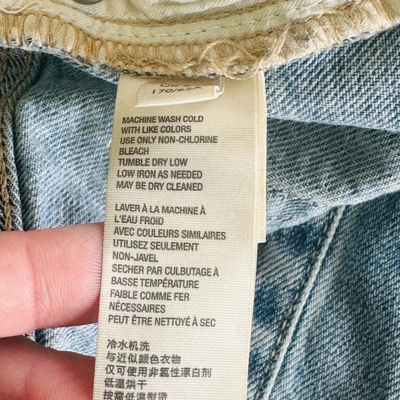 Free People We the Free Denim Shorts - Size 24 - Picture 11 of 12